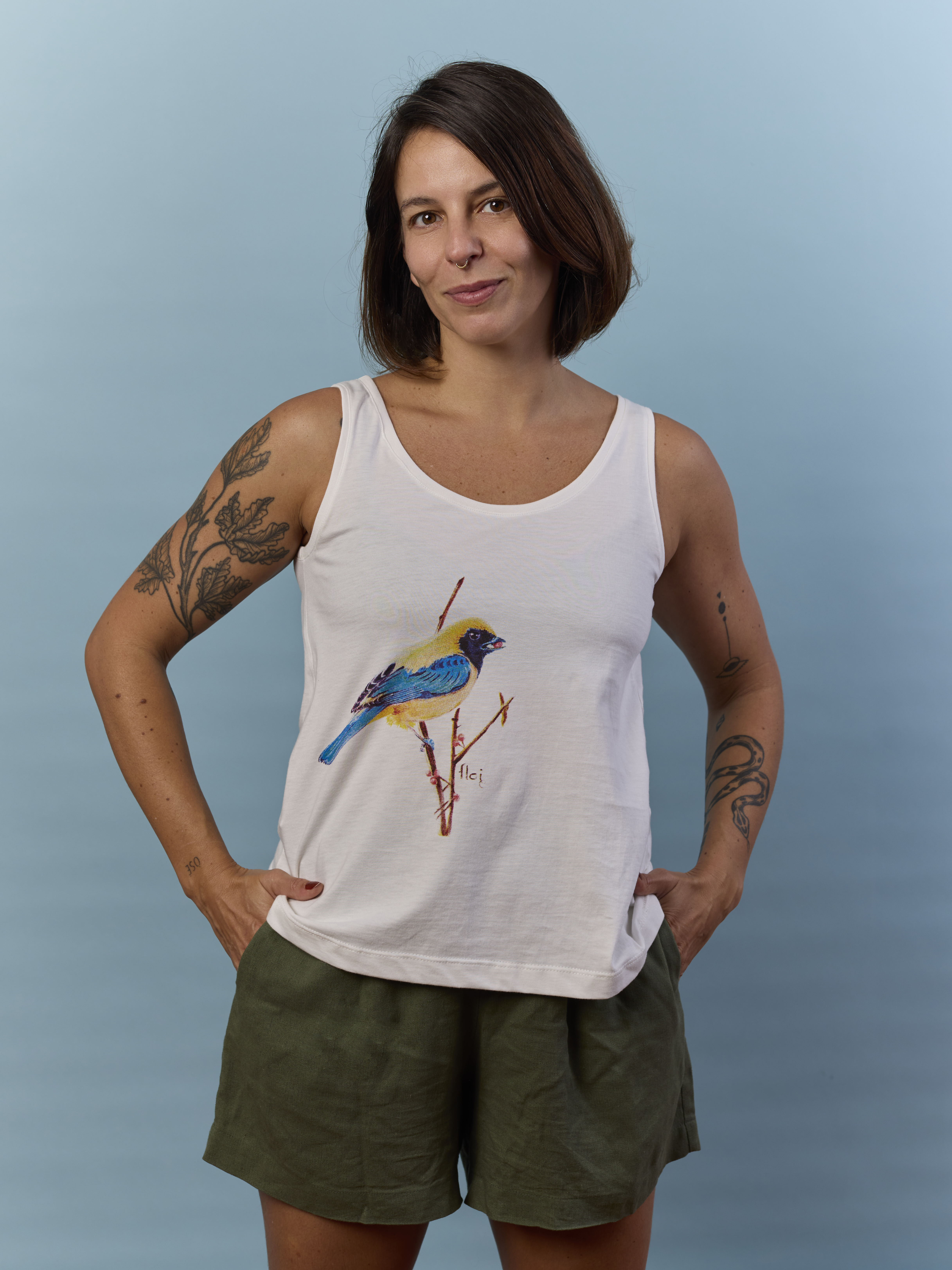 Regata Baby Look - Saíra Amarela